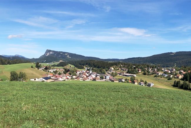 Village Le Lieu, dans le canton de Vaud