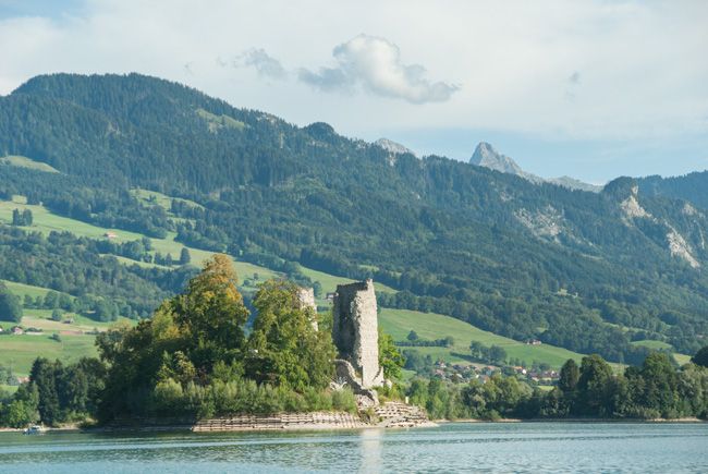 Ile d'Ogoz en Gruyère